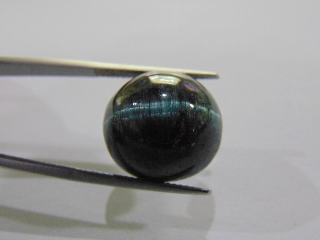 25ct Tourmaline Blue With Stripe 17x16mm