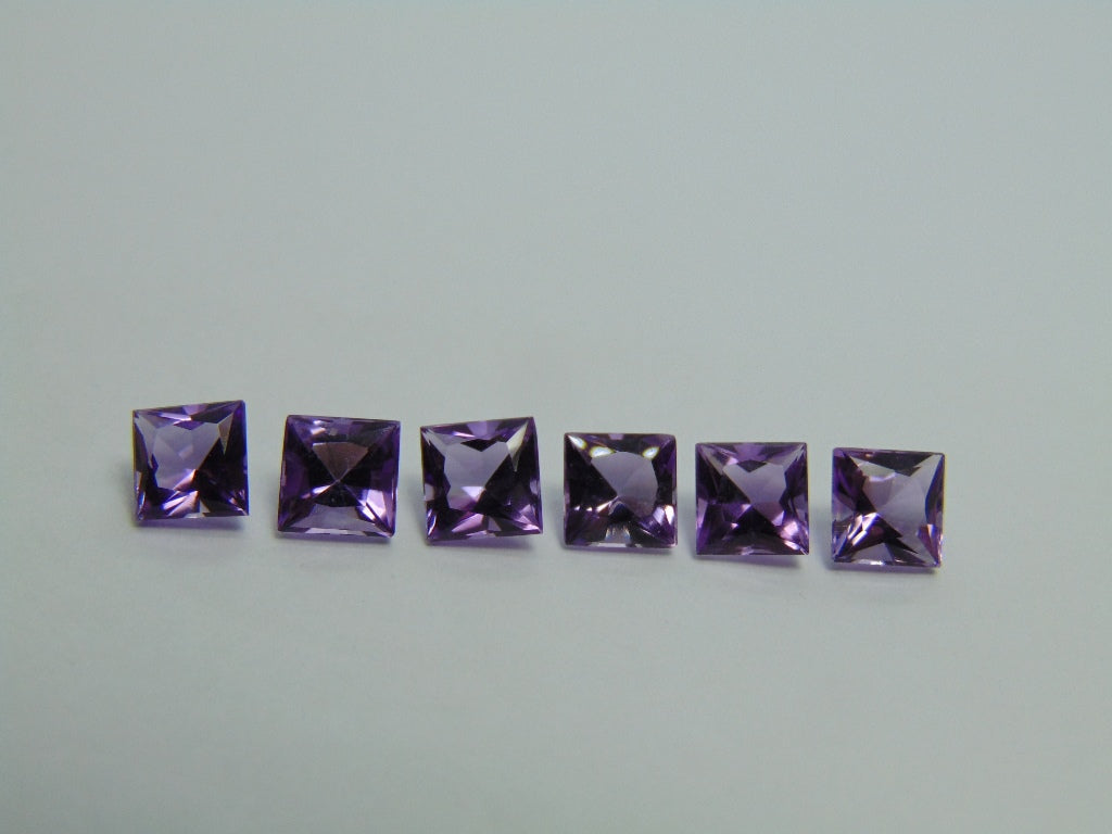 Ametista calibrada 6,47 ct 6 mm