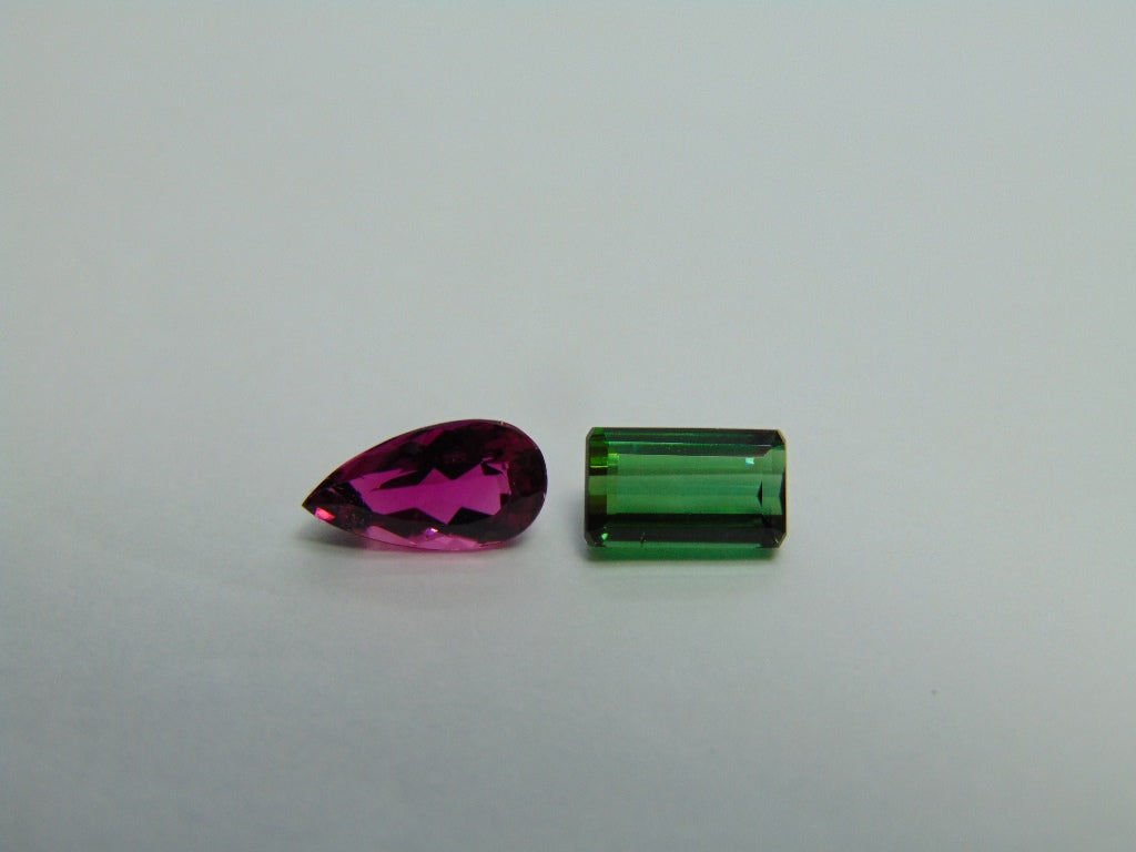 Turmalina 2,70ct 10x5mm 8x5mm