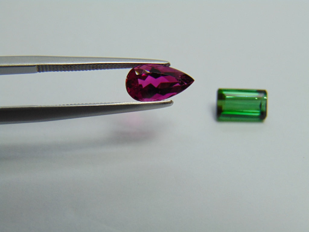 Turmalina 2,70ct 10x5mm 8x5mm