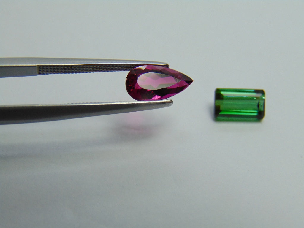 Turmalina 2,70ct 10x5mm 8x5mm