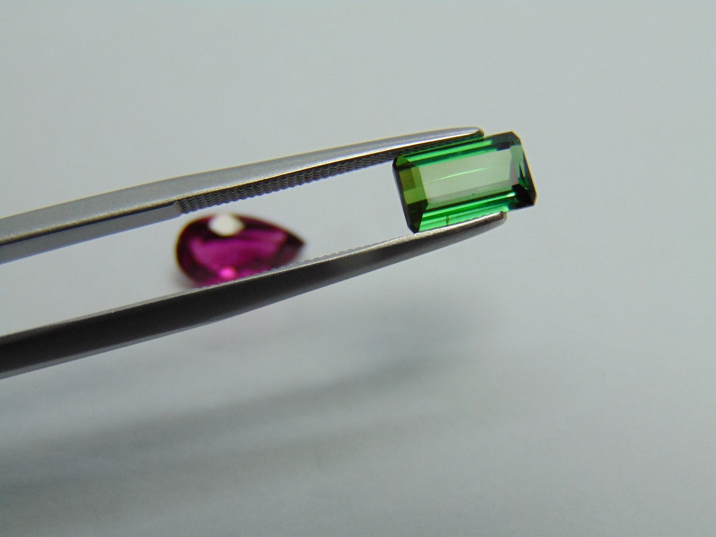 Turmalina 2,70ct 10x5mm 8x5mm