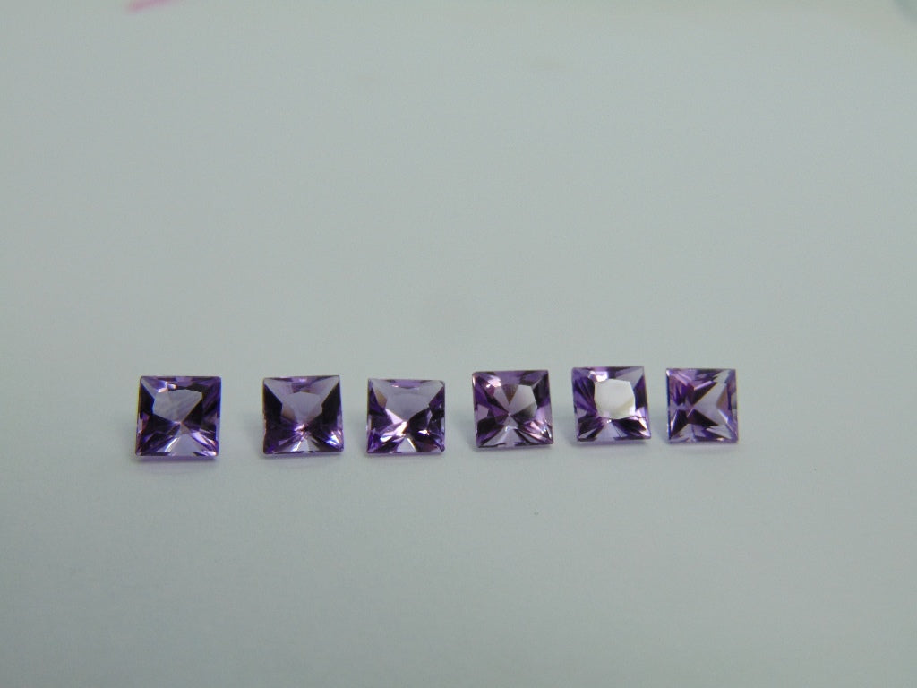 6,20ct Ametista Calibrado 6mm