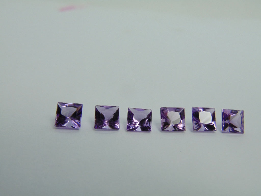 6.20ct Amethyst Calibrated 6mm