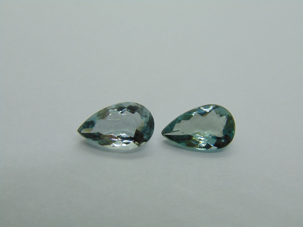 4,12 ct Berilo 12x7mm 11,5x7mm