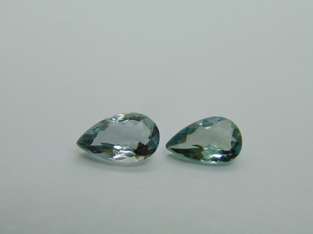 4,12 ct Berilo 12x7mm 11,5x7mm