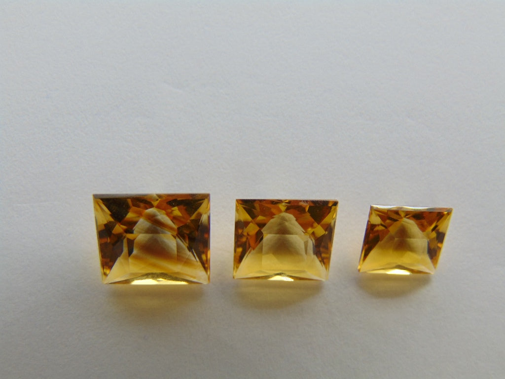 5,73ct Citrino 8mm 7mm 6mm