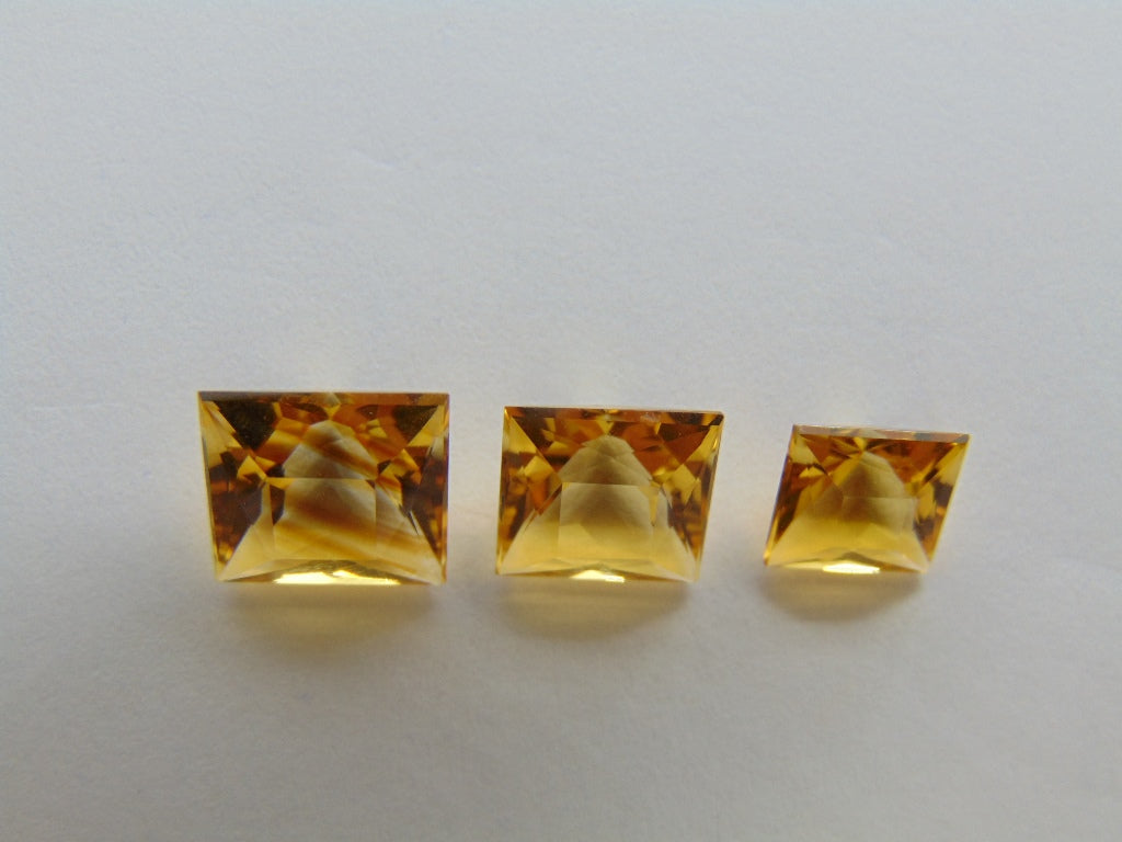 5,73ct Citrino 8mm 7mm 6mm