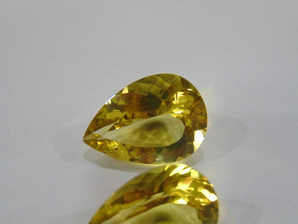 Par de ouro verde quartzo 39,50 quilates 23 x 16 mm