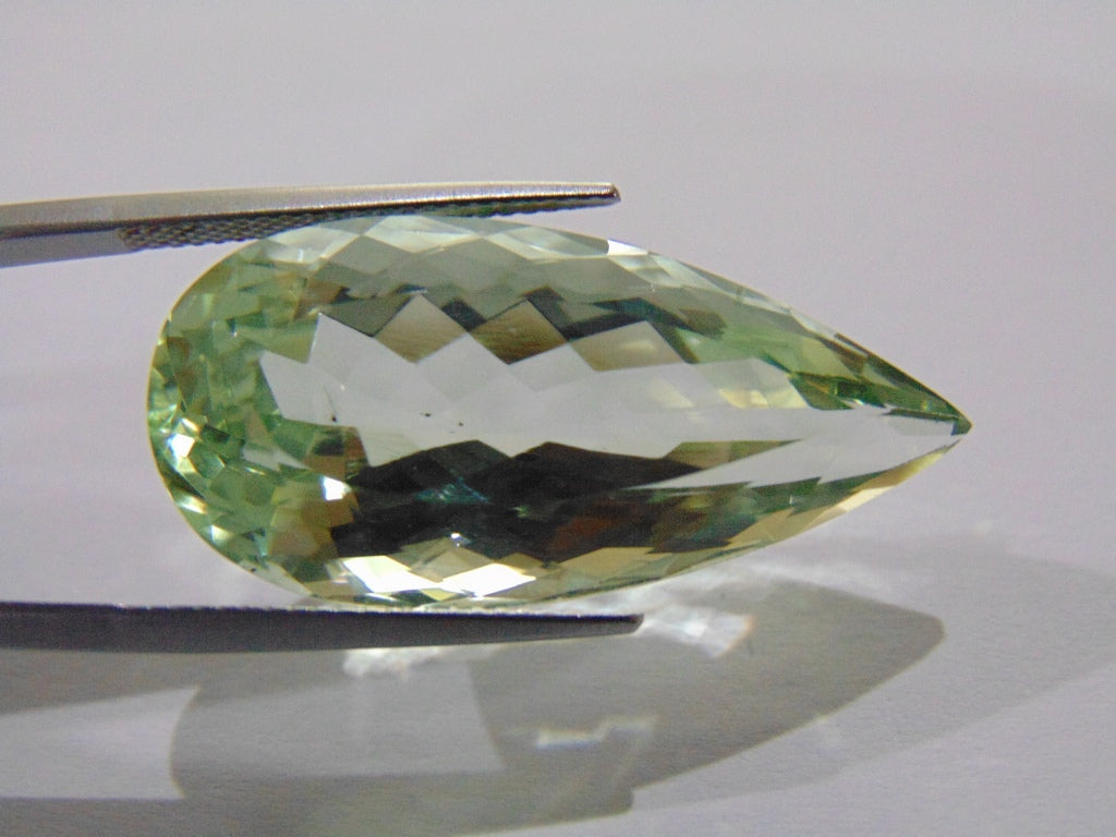 30.90ct Prasiolita 32x15mm