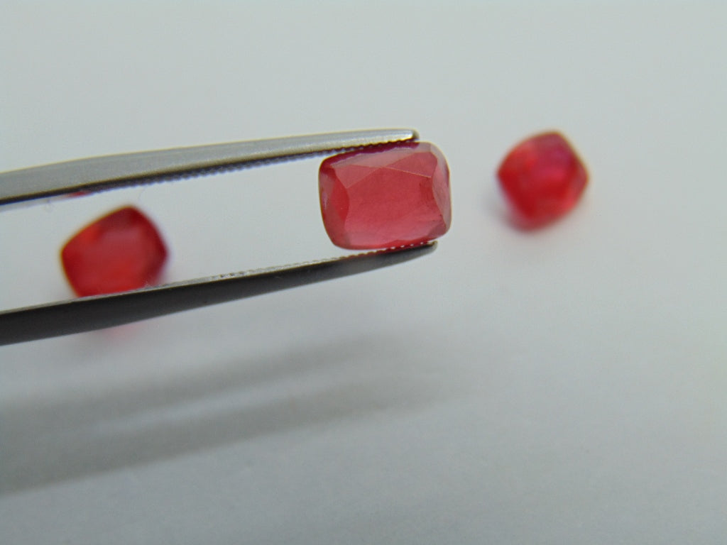 5.03ct Rhodonite 7x5mm 6x5mm