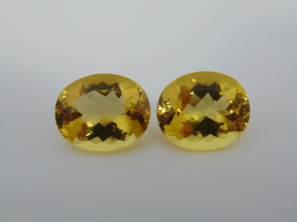 25.20cts Citrine (Pair)