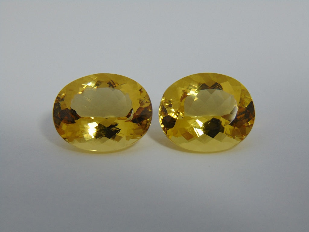 25.20cts Citrine (Pair)