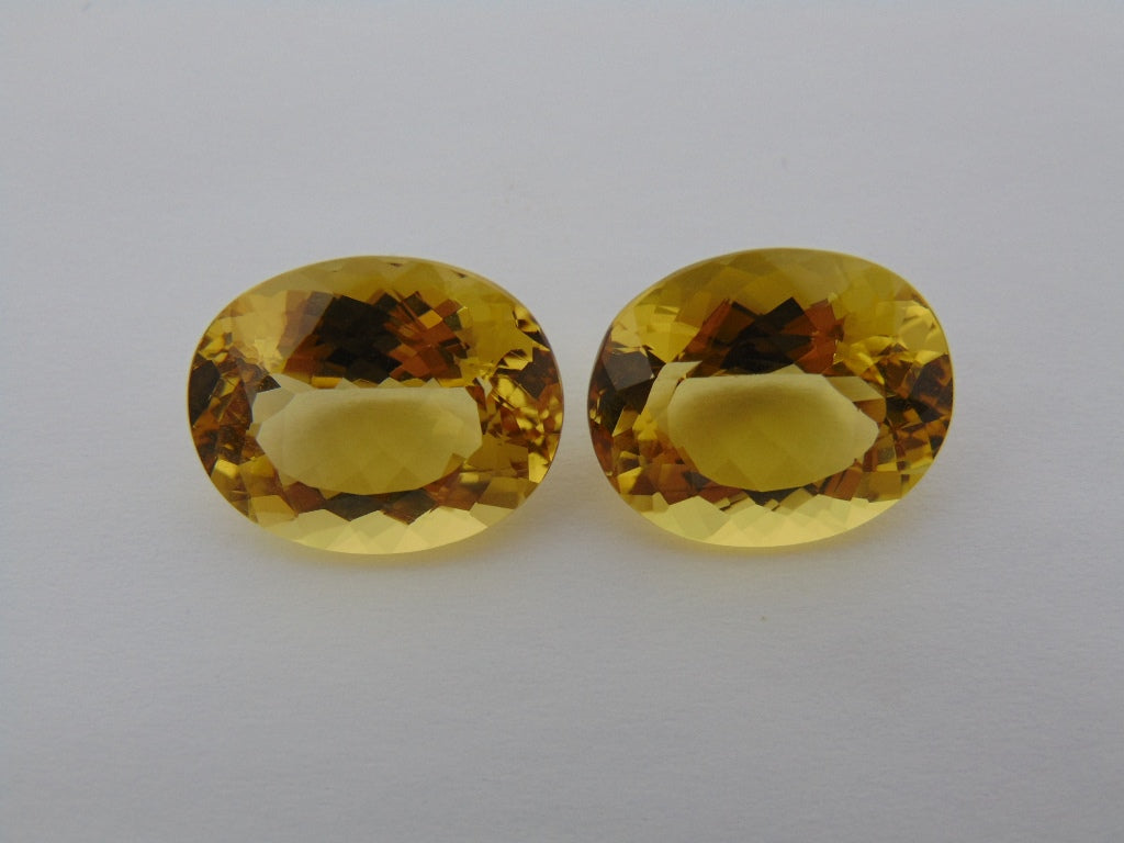 25.20cts Citrine (Pair)