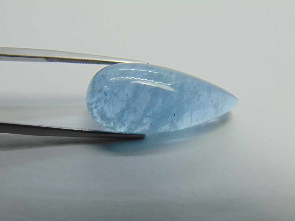 30.70ct Aquamarine Cabochon 27x12mm