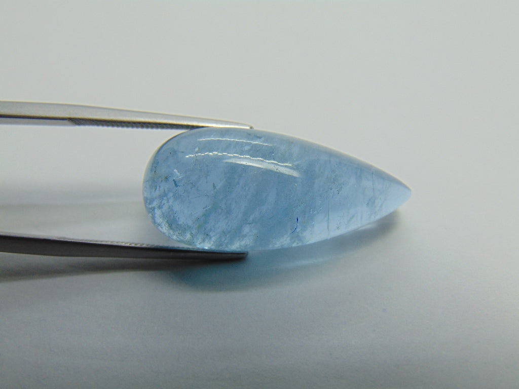 30.70ct Aquamarine Cabochon 27x12mm