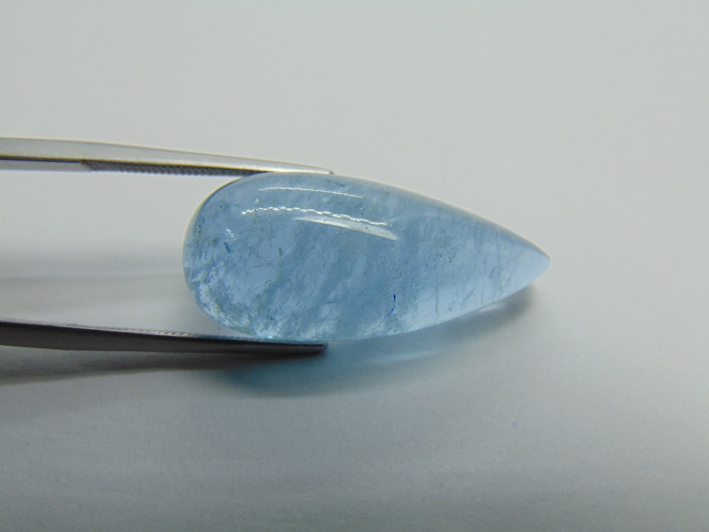 30,70 ct Aquamarine Cabochon 27x12mm