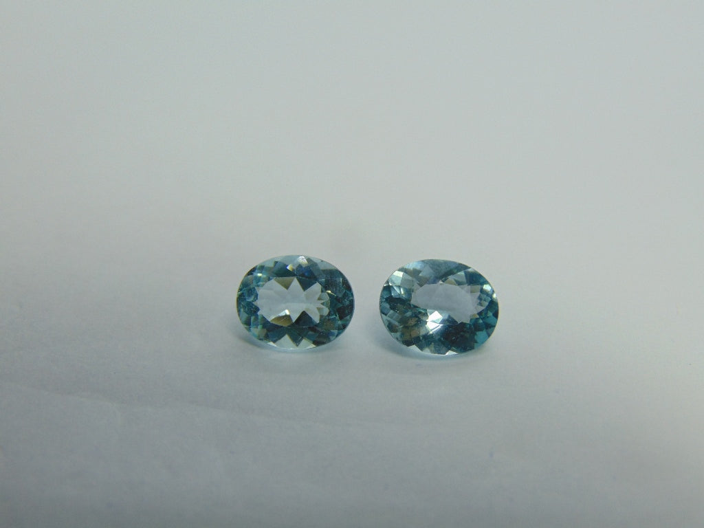 Par de Apatita 5,20ct 10x8mm