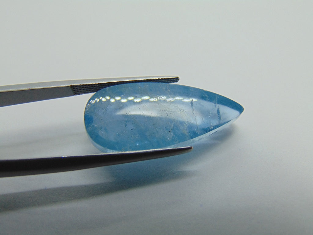 30,70 ct Aquamarine Cabochon 27x12mm