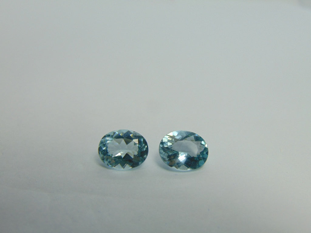 Par de Apatita 5,20ct 10x8mm