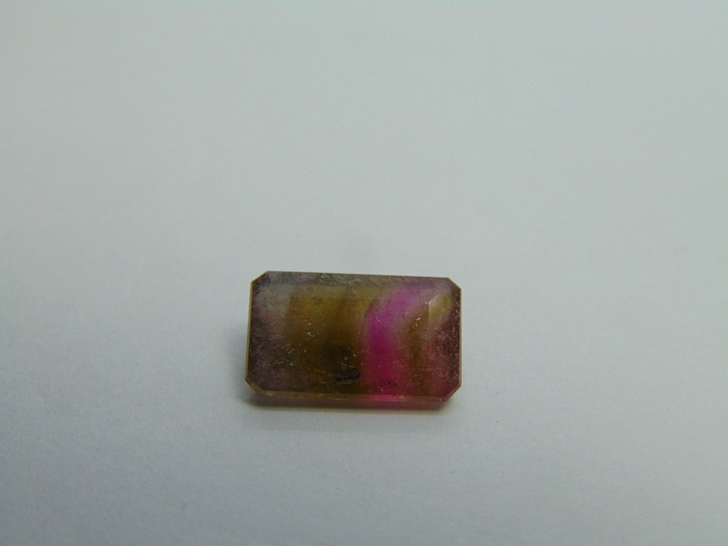 Turmalina Bicolor 3,25ct 12x7mm