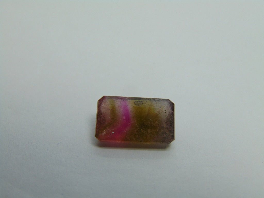 Turmalina Bicolor 3,25ct 12x7mm