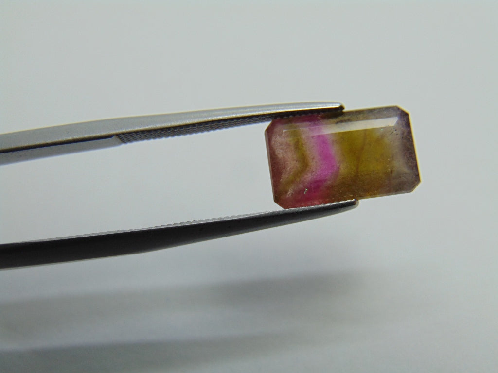 Turmalina Bicolor 3,25ct 12x7mm