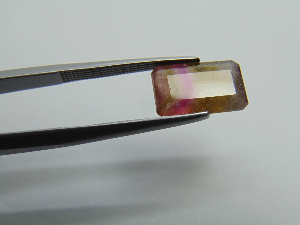 Turmalina Bicolor 3,25ct 12x7mm