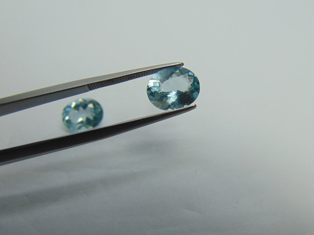 Par de Apatita 5,20ct 10x8mm