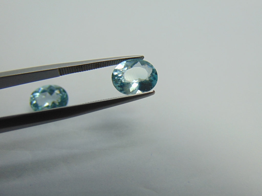 Par de Apatita 5,20ct 10x8mm