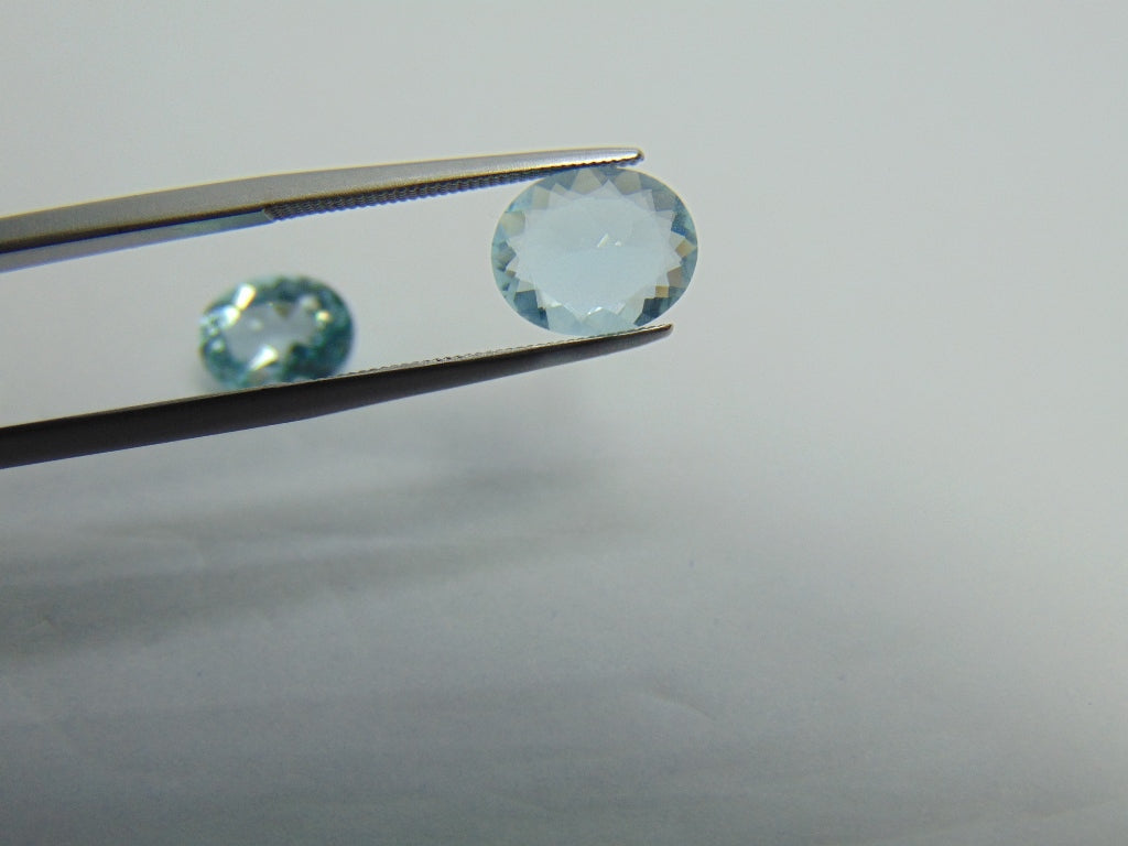 Par de Apatita 5,20ct 10x8mm