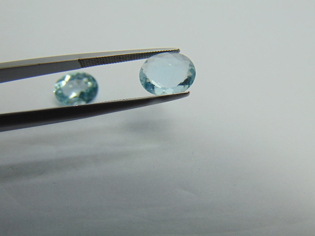 Par de Apatita 5,20ct 10x8mm