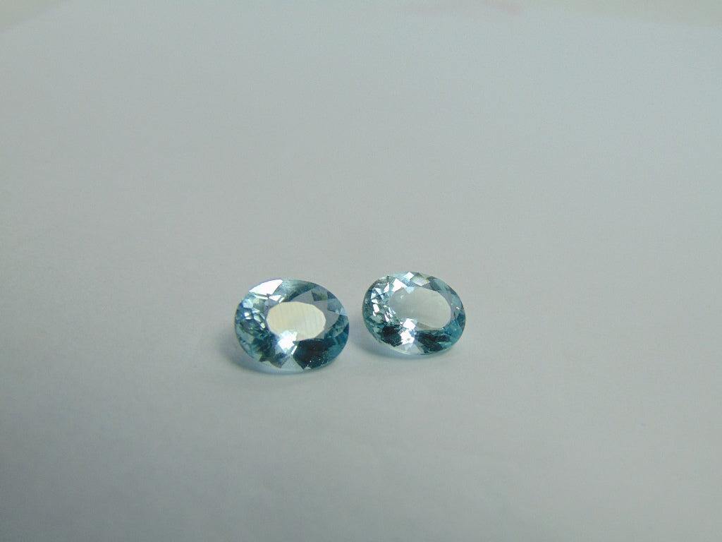 Par de Apatita 5,20ct 10x8mm