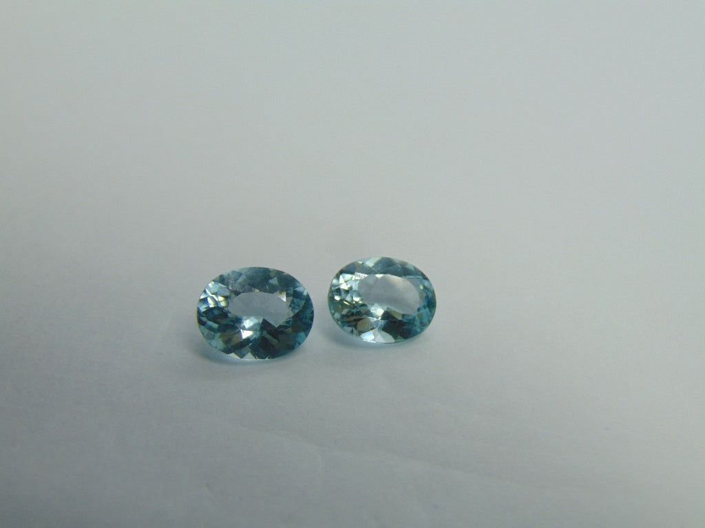 Par de Apatita 5,20ct 10x8mm