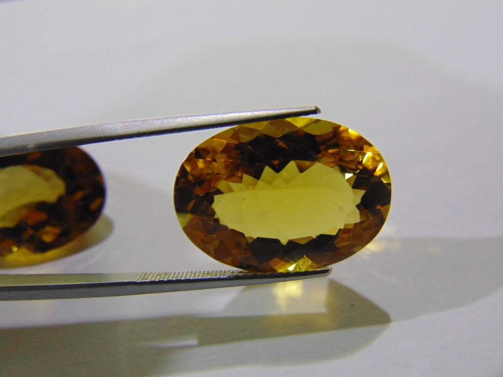 32.70ct Citrine (Pair)