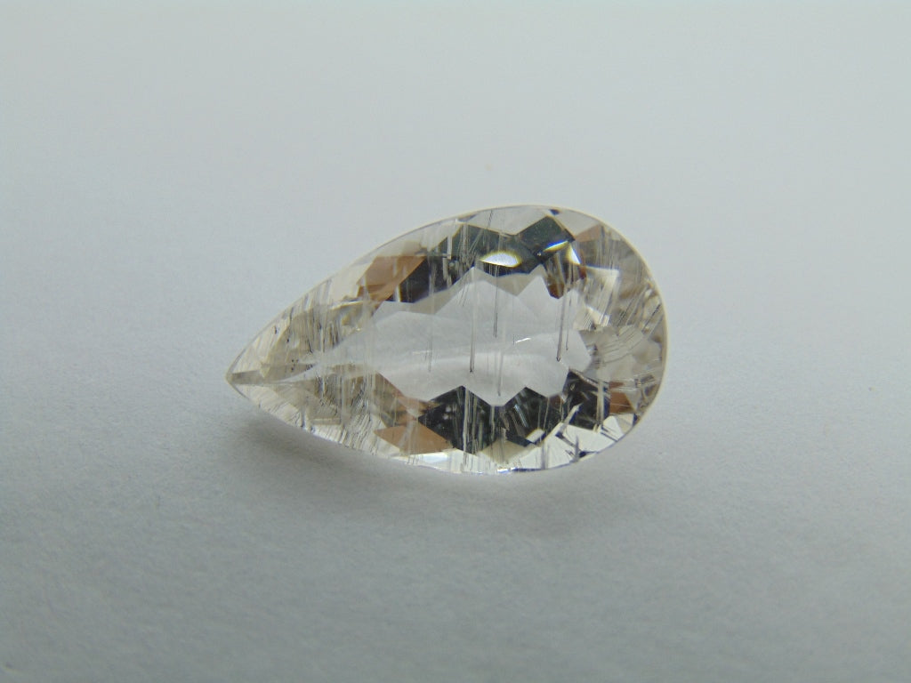 Morganita 6,70ct com agulha 18x10mm