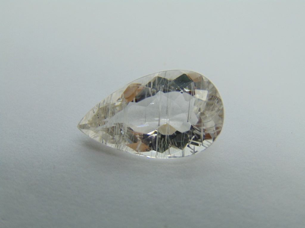 Morganita 6,70ct com agulha 18x10mm