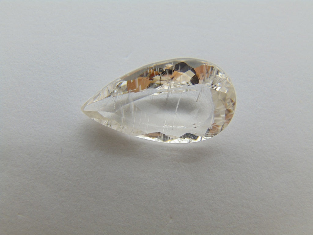 Morganita 6,70ct com agulha 18x10mm