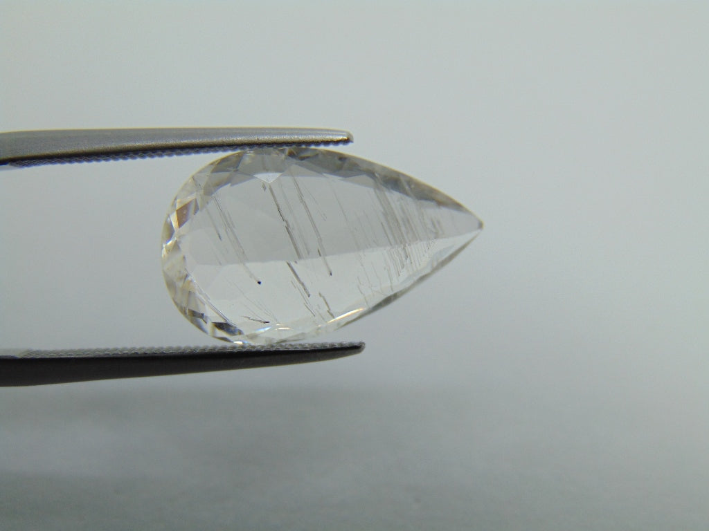 Morganita 6,70ct com agulha 18x10mm