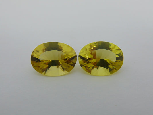 30.60cts Quartz (Green Gold)