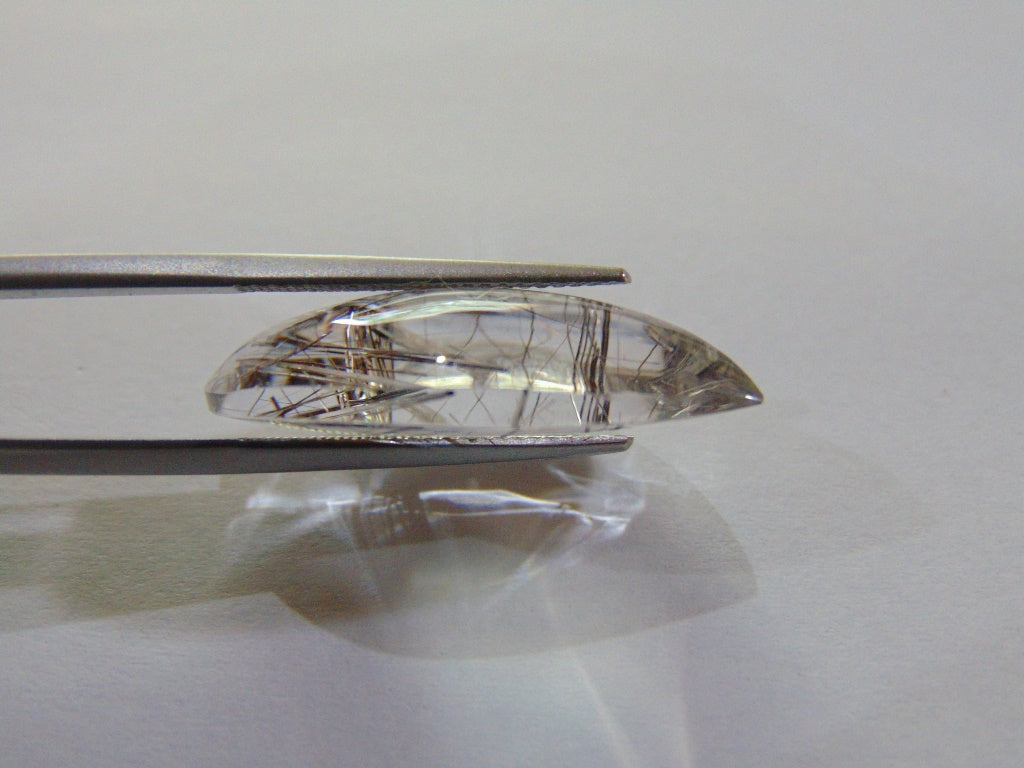 Inclusão de quartzo 19,50ct 28x15mm