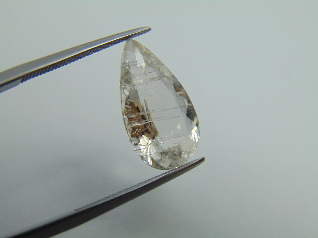 Morganita 6,70ct com agulha 18x10mm