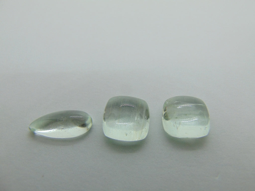 14,80ct Beryl Cabochão 15x7mm 11mm