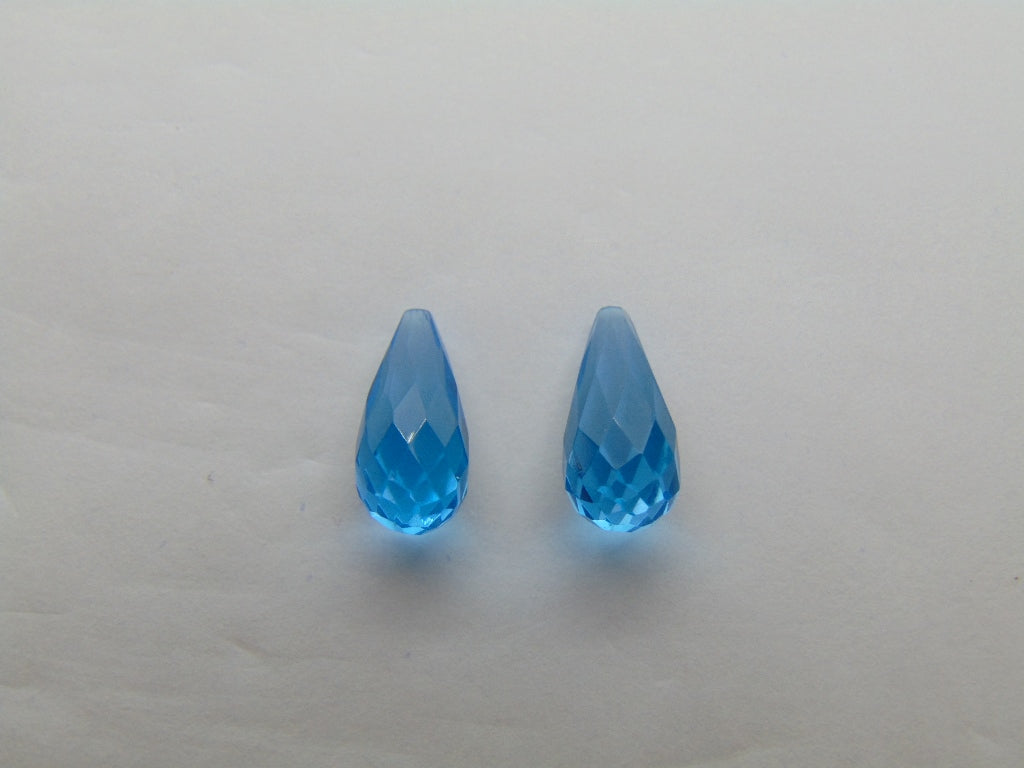 8ct Topaz Pair 13x6mm