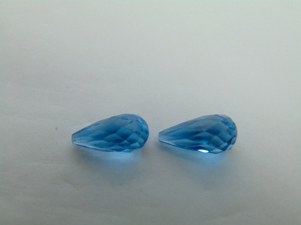 8ct Topaz Pair 13x6mm