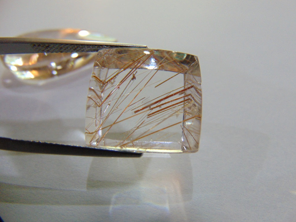 Quartzo 57,80 ct com rutilo