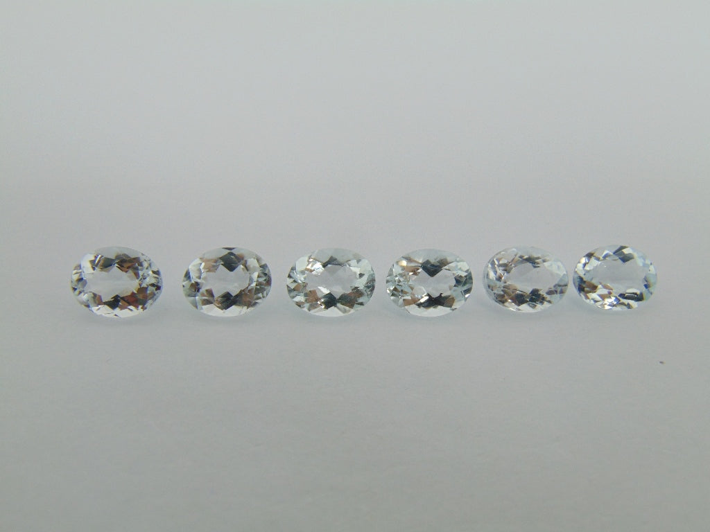 10,90ct Aquamarine calibrado 9x7mm