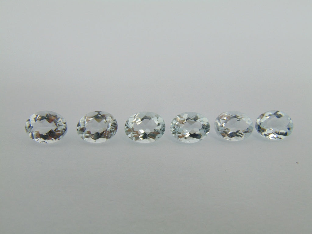 10,90ct Aquamarine calibrado 9x7mm