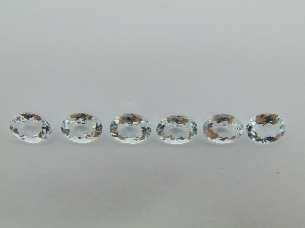 10,90ct Aquamarine calibrado 9x7mm