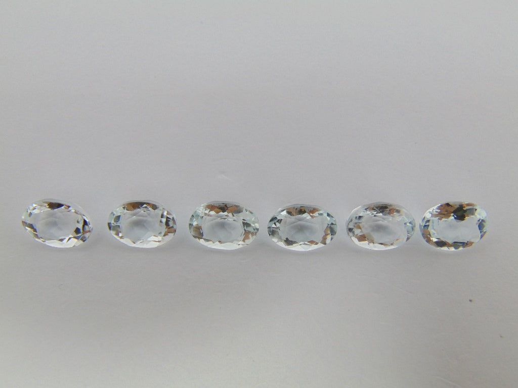 10,90ct Aquamarine calibrado 9x7mm